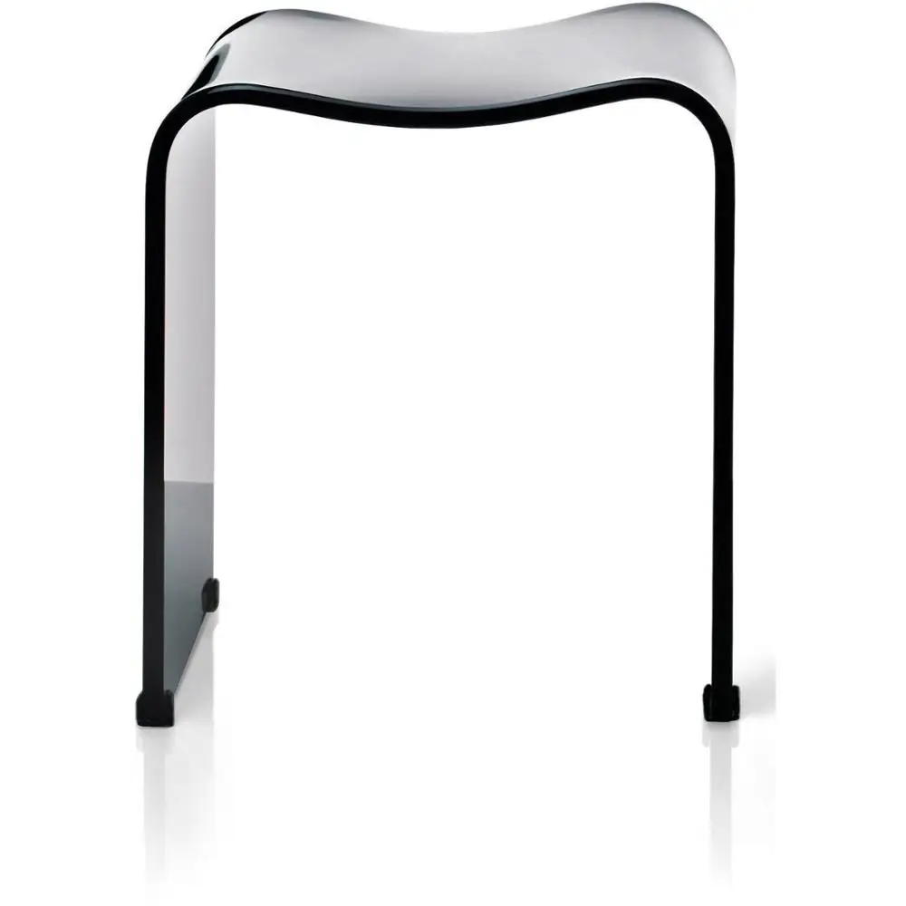 Лидер продаж, белая/черная U-образная мебель для ванной, акриловый стул для душа