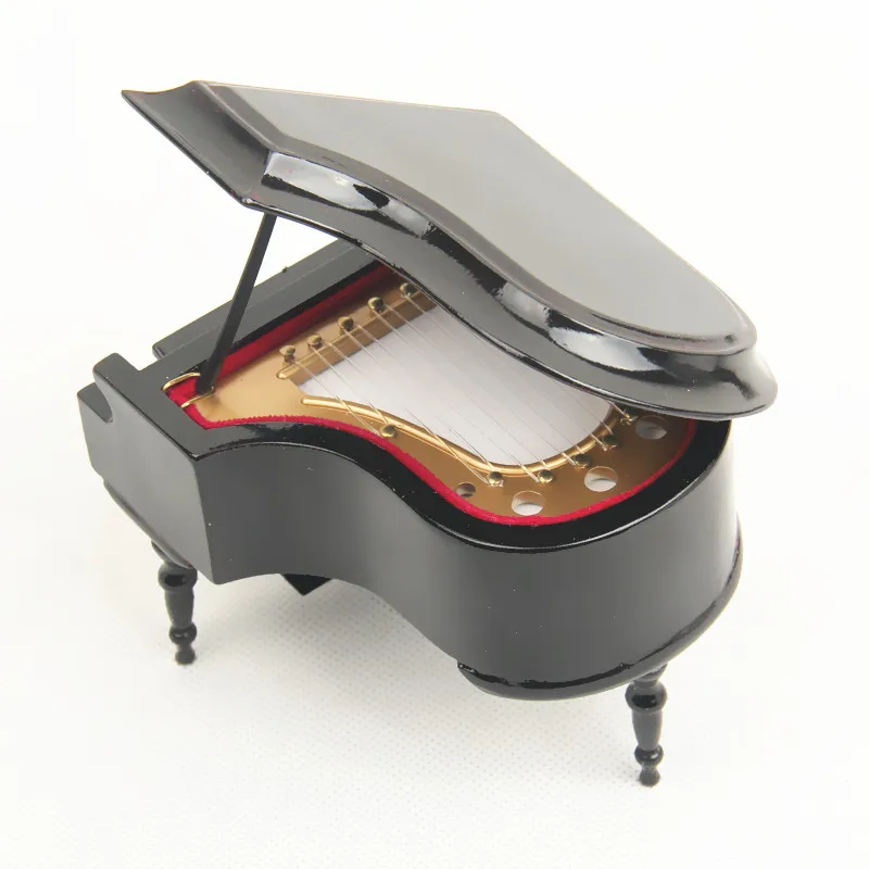 mini grand piano model craft  mini model birthday gift mini piano music box piano