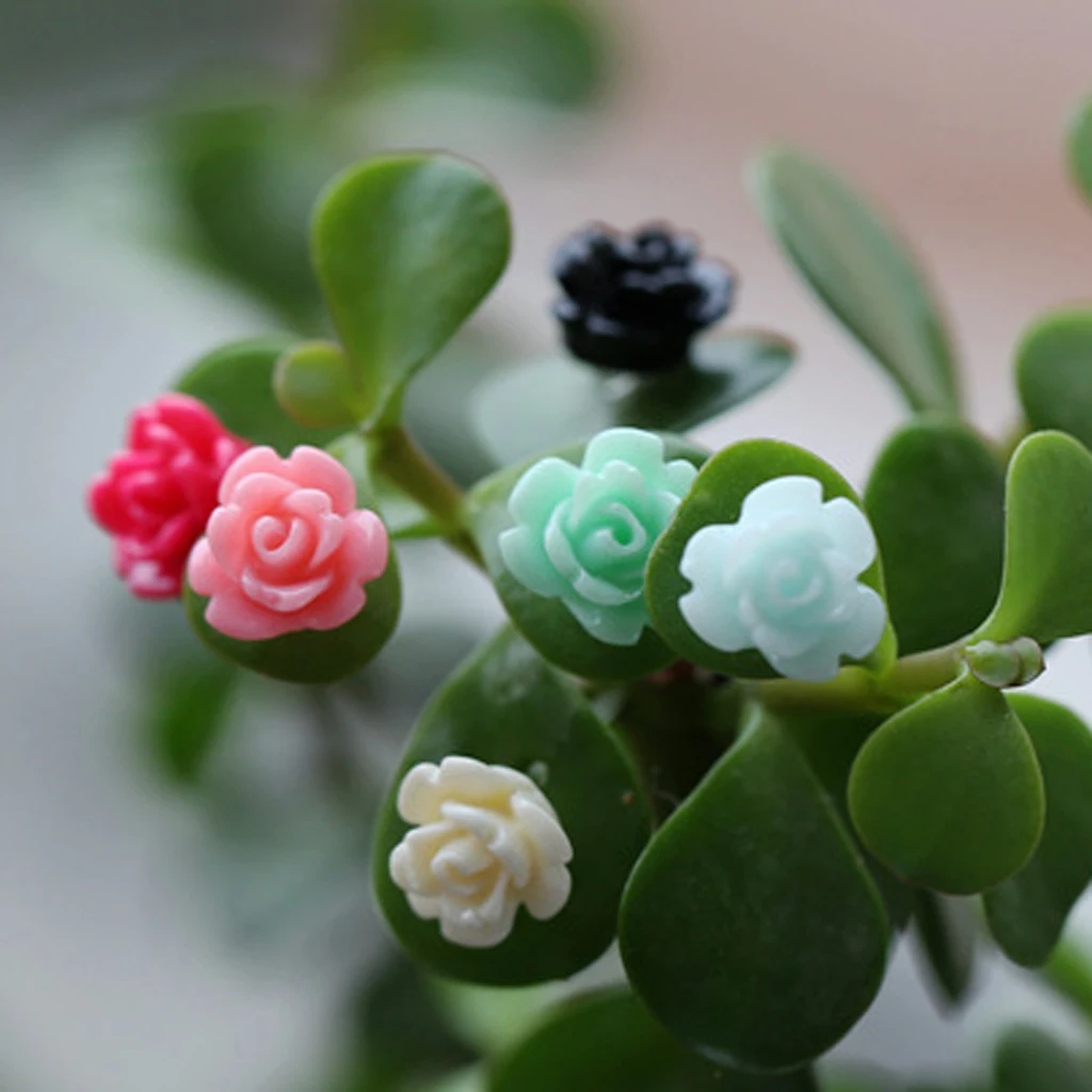 20Pcs Mini Resin Flowers Miniature Plant Pots Bonsai Craft Micro Landscape DIY Home Garden Decor Wedding Party Decoration 20Pcs Mini Resin Flowers Miniature Plant Pots Bonsai Craft Micro Landscape DIY Home Garden Decor Wedding Party Decoration