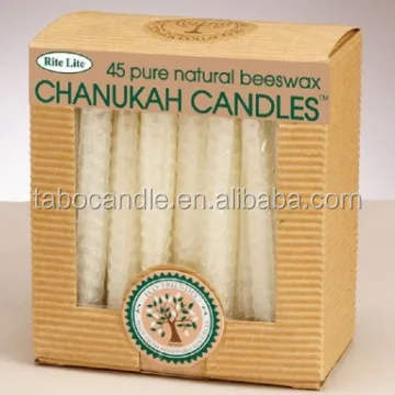 Белые свечи Ханука Safed