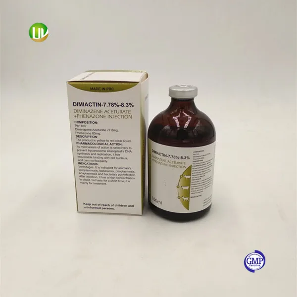 
veterinary antipyretic analgesics drug diminazene aceturate /antipyrine injection 
