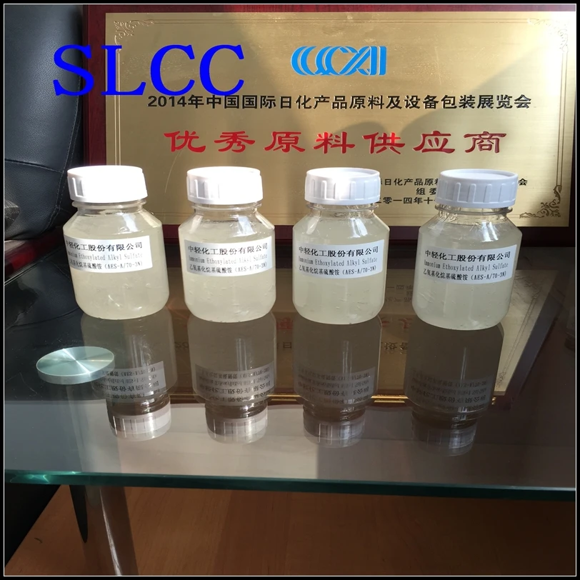 
Competitive Price and Quality Ammonium Lauryl Ether Sulfate ALES 70 with Free sample for Detergent 