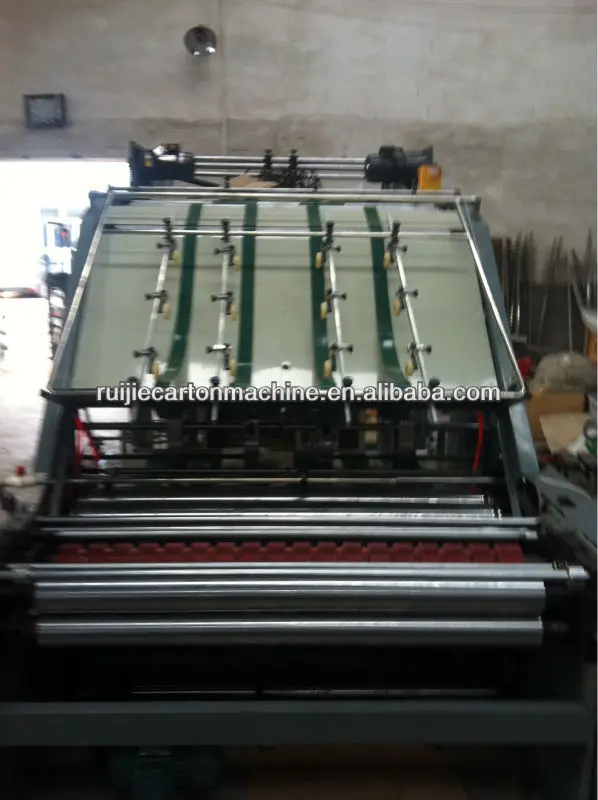 high speed semi-auto flute laminator/hot sale lamination/corrugated cardboard flute laminating machine ce