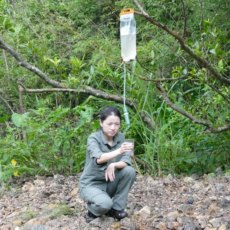 Diercon Personal Water Straw Filter Emergency Kit Bacteria Removal Disaster Relief Equipment (PS PRO)