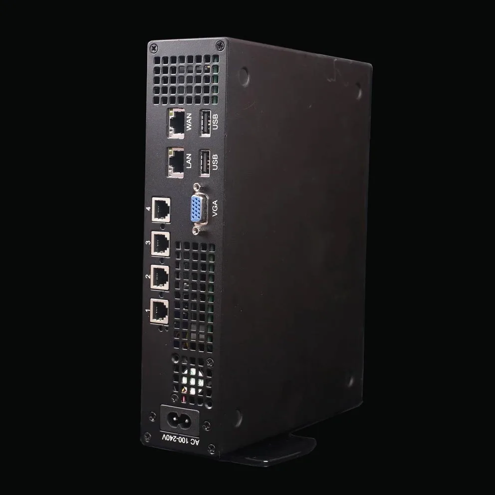 4 Port asterisk voip pbx with 4 FXO Support Voice mail,IVR,Conference,Call groups for factory ip pbx