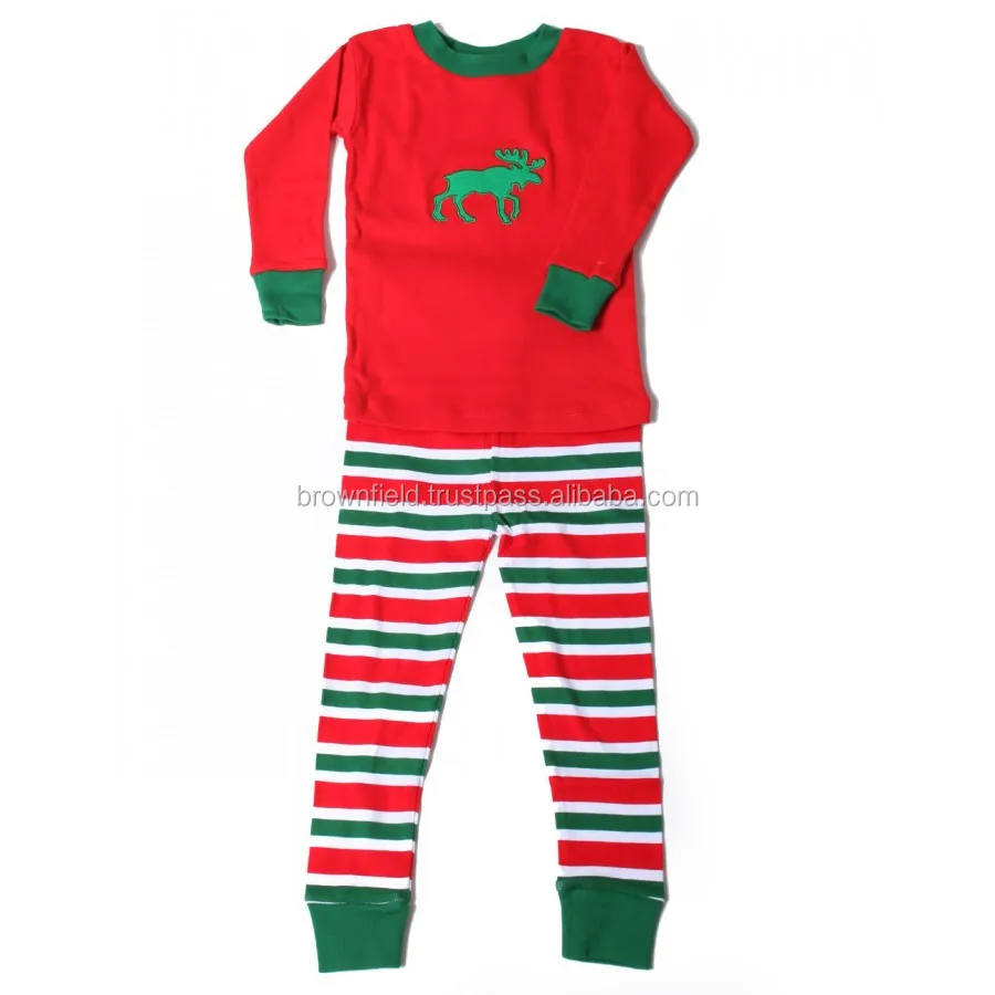 Kids striped pajamas set
