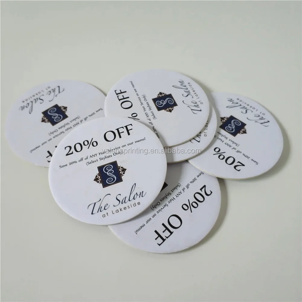 2mm Absorbent Paper Coaster