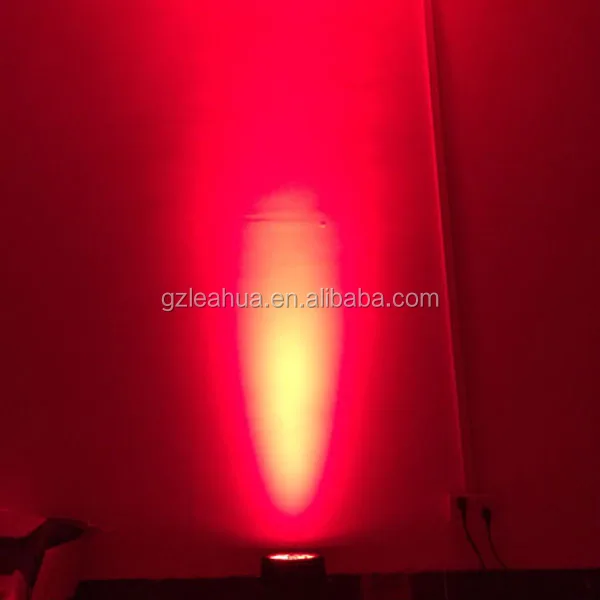 LEAHUA outdoor Led par can waterproof 18x10w rgbw 4in1 led flat mini stage light