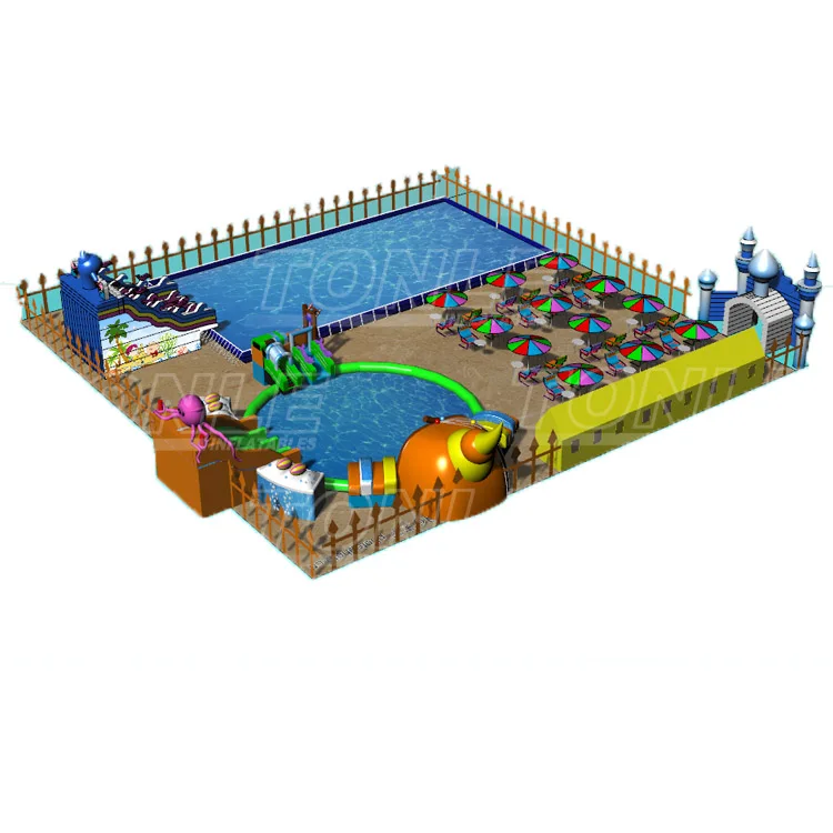 Индивидуальный наружный мобильный надувной водный парк, водная горка, парк гигантов, надувной водный бассейн, продажа