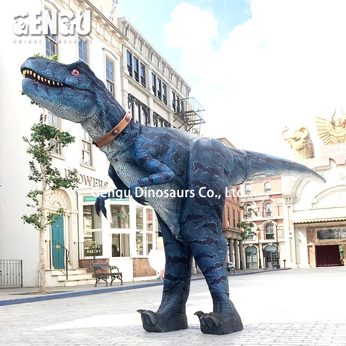 Aritificial animatronic costume dinosaur