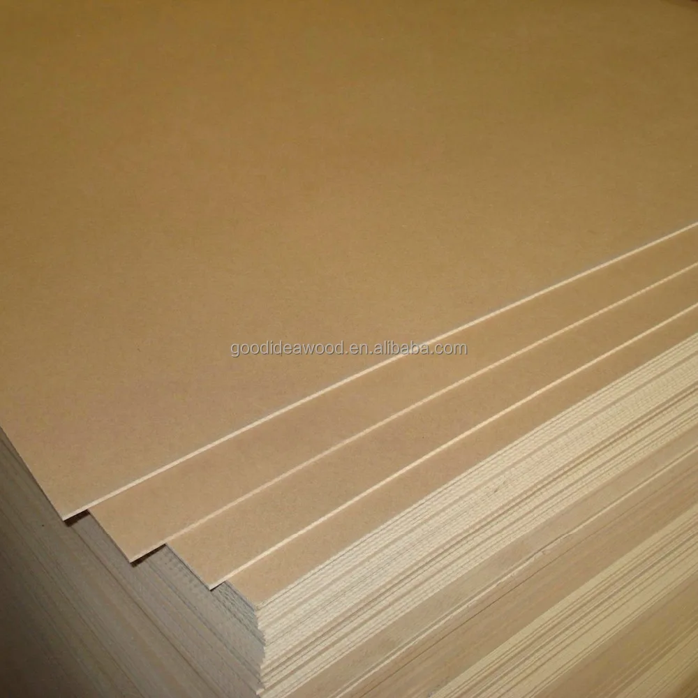 
plain mdf raw mdf poplar fiberboard 1220*2440*17mm 