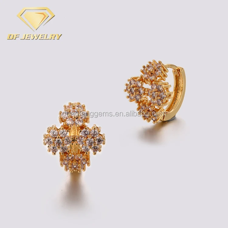 Cheap CZ Stone Lariat Necklaces Jewelry Set Fashion Costume Gold Plated Jewelry Sets