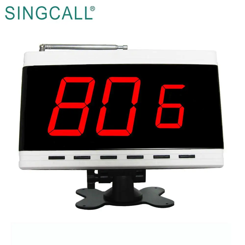  Звонок для официанта SINGCALL звонок ресторана Беспроводная система