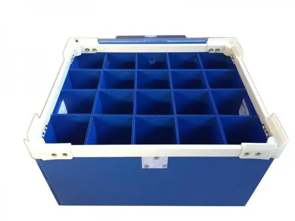 foldable reusable esd plastic storage box