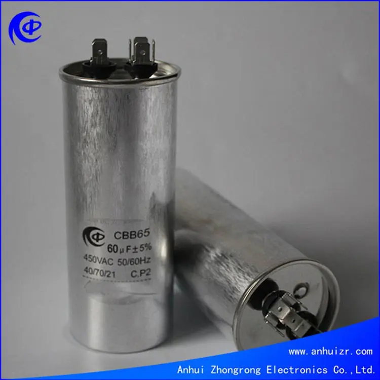 Рабочий конденсатор кондиционер 10 МКФ 450 В ac конденсатор