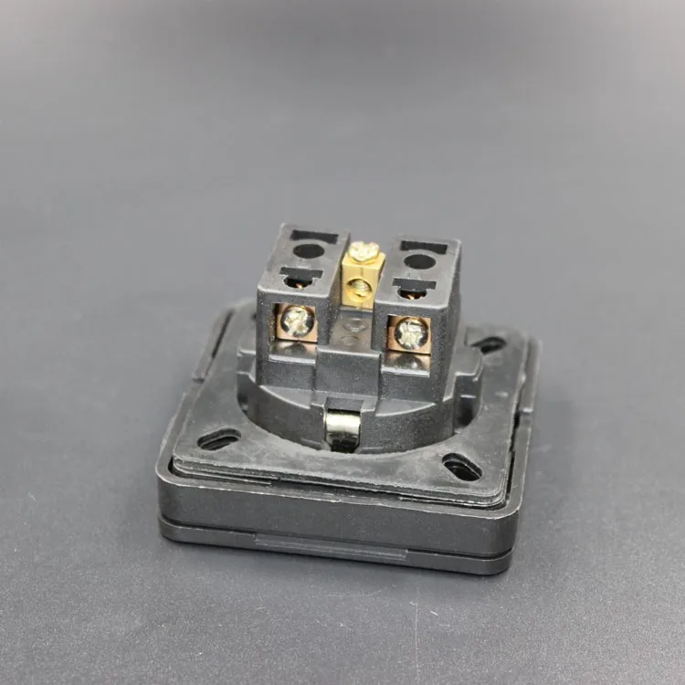 60*60mm waterproof floor socket/ waterproof plug and socket with 2 pin