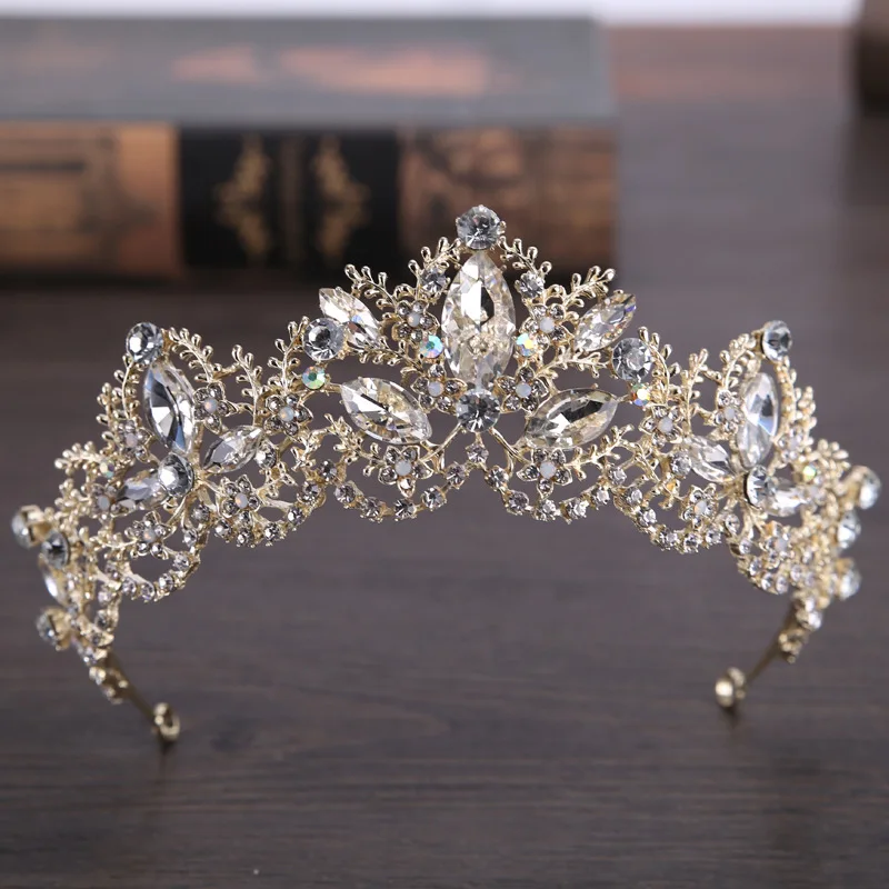 Factory direct wholesale crystal high quality tiara crown