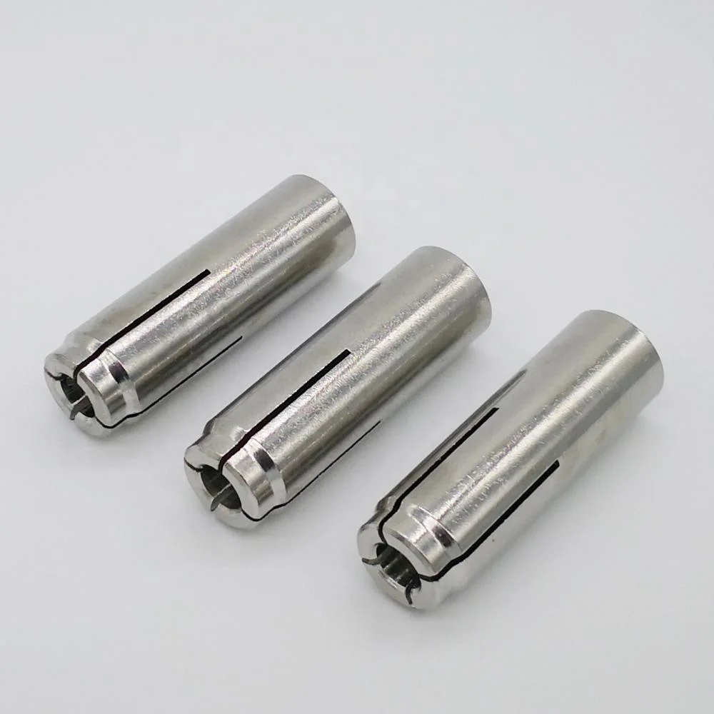 
carbon steel stainless steel SS304 flanged lipped knurled drop in anchor 