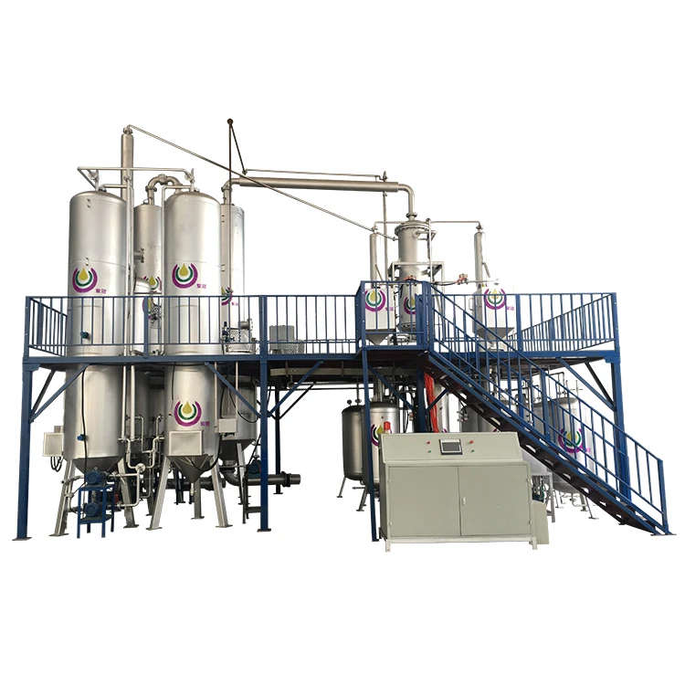 Up To 90% Recovery Rate Used Motor Oil Recycling Equipment Waste Engine Oil Refining Machines