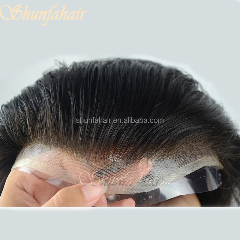 
Best quality on sale toupee mens hairpiece manufactures 