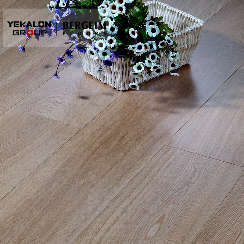 Indoor Decoration Mahogany Wood Flooring  Bronze Wood Natural UV Oil &Brushed Color Oak Flooring