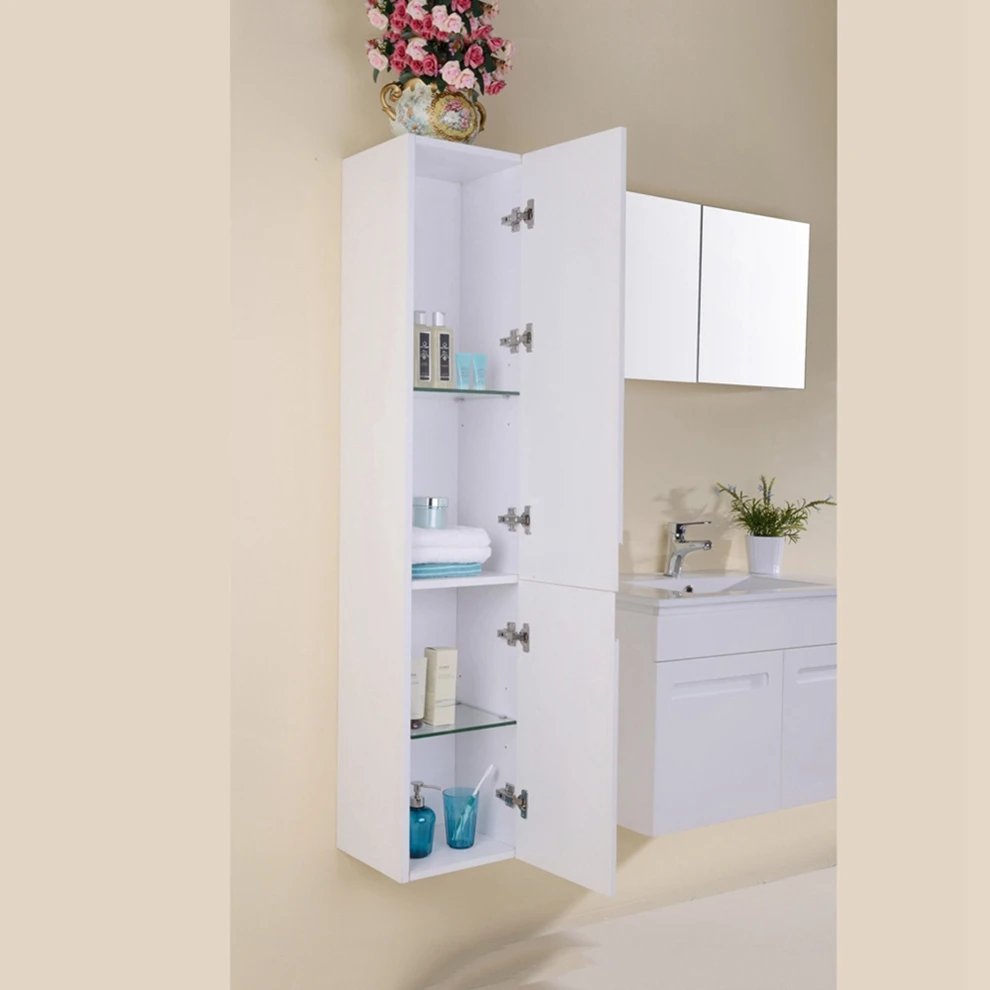 FSC certified China Manufacturer bathroom vanity without sink bathroom hanging cabinet bathroom column furniture