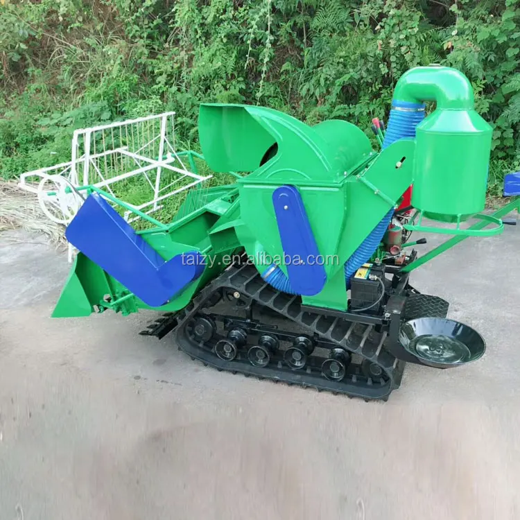 Mini paddy rice harvester combine wheat thresher machine in nepal