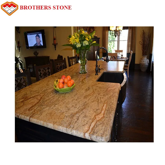 
Big Slab Stone Form and Polished Surface Finishing imperial gold granite 