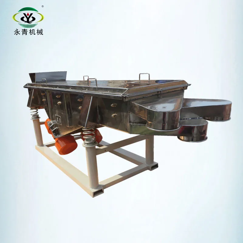 Silica sand vibrating washing drying screening machine