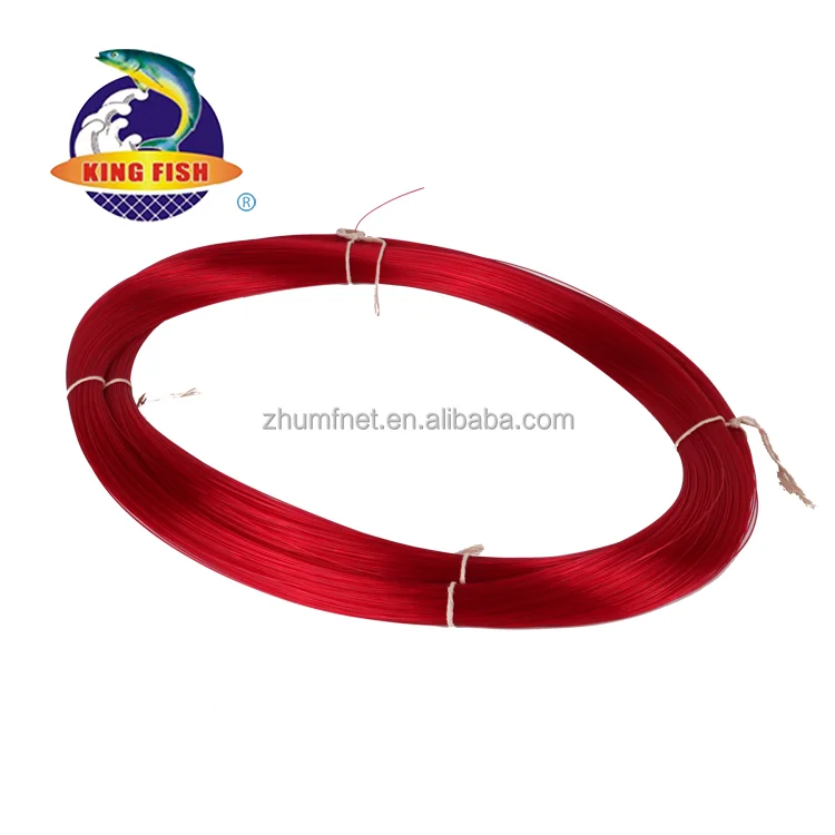 Factory wholesale nylon fiber fishing line colorful nylon fishing line for fishing