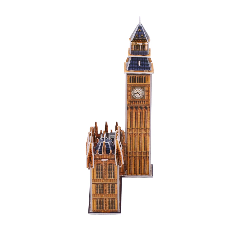 High Quality 3D Jigsaw Puzzles Toys London Big Ben Building Puzzles 3D Space model Puzzle Toys For Children and Adults
