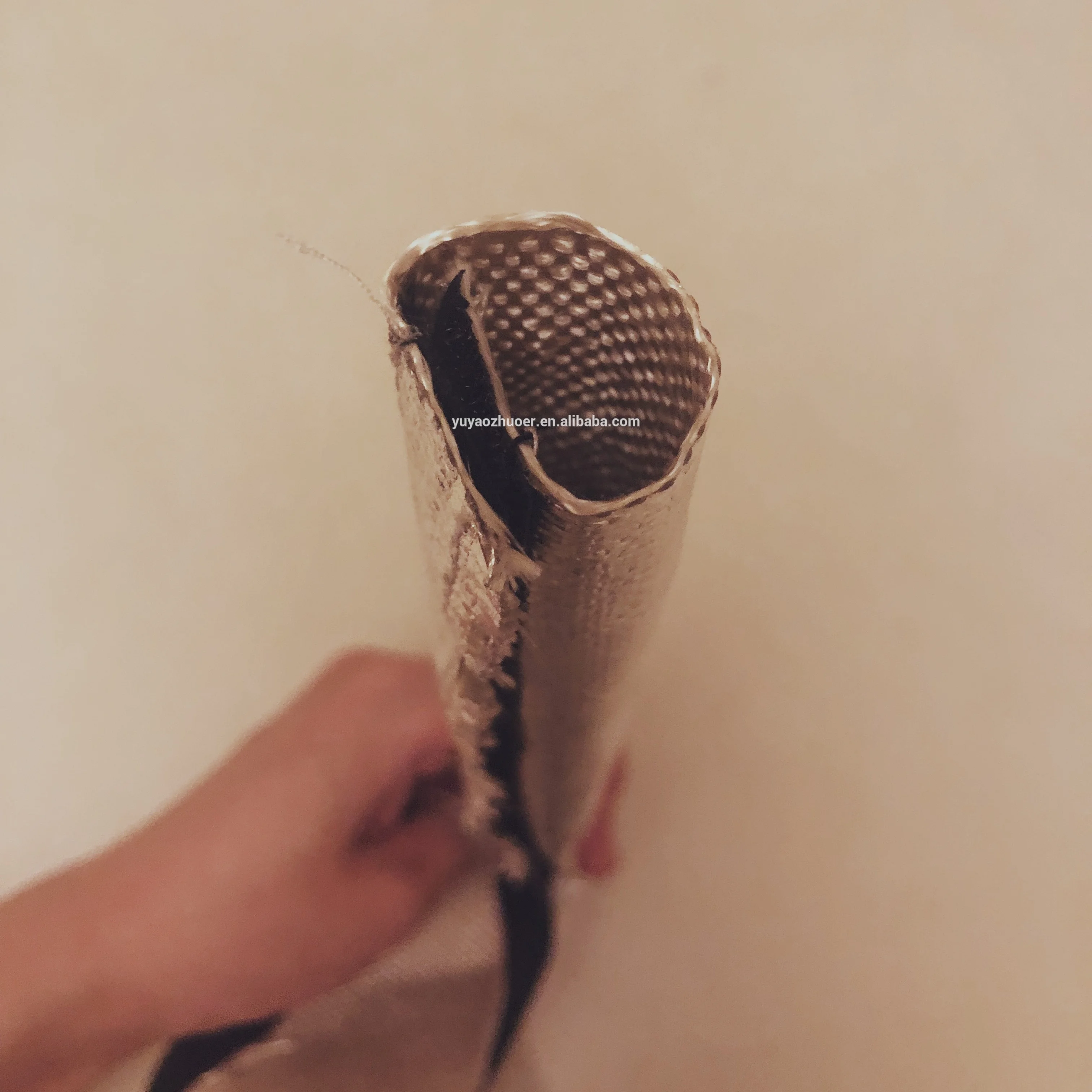 Heat Reflective Aluminum Glass Fibre Thermal Protection Hose Wrap