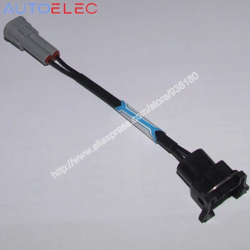 Set of 6 LS1 EV1 Female for Denso Male Fuel Injector Connector Plug Adapter
