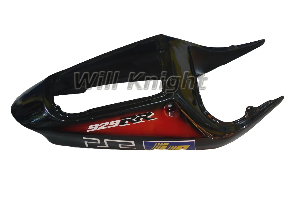 ABS Plastic Injection Fairing Kit for Honda CBR900RR 929 CBR929 2000 2001 Dark Red