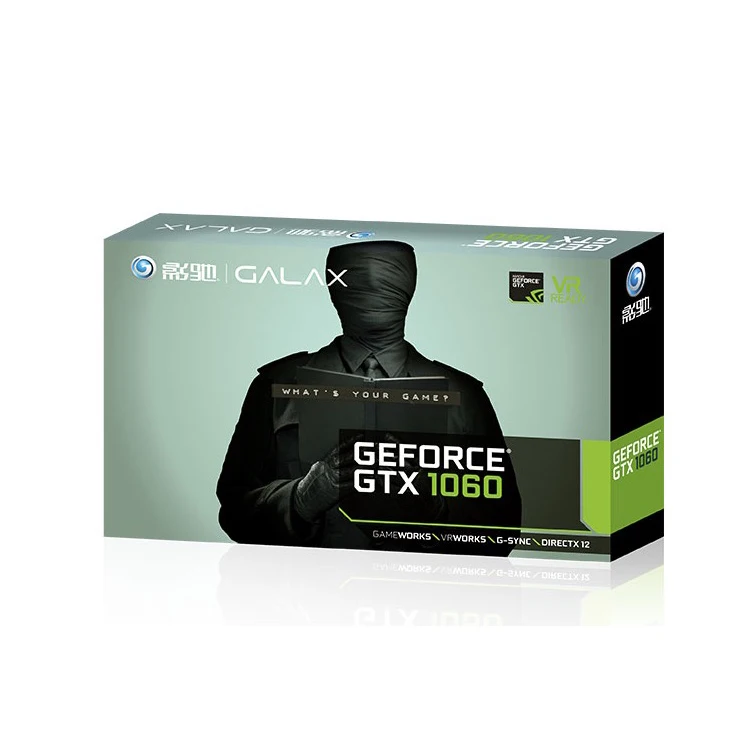 GALAXY NVIDIA Geforce GTX1060 3GB Used Graphics Card with 3GB DDR5 192Bit  Memory used for Desktop