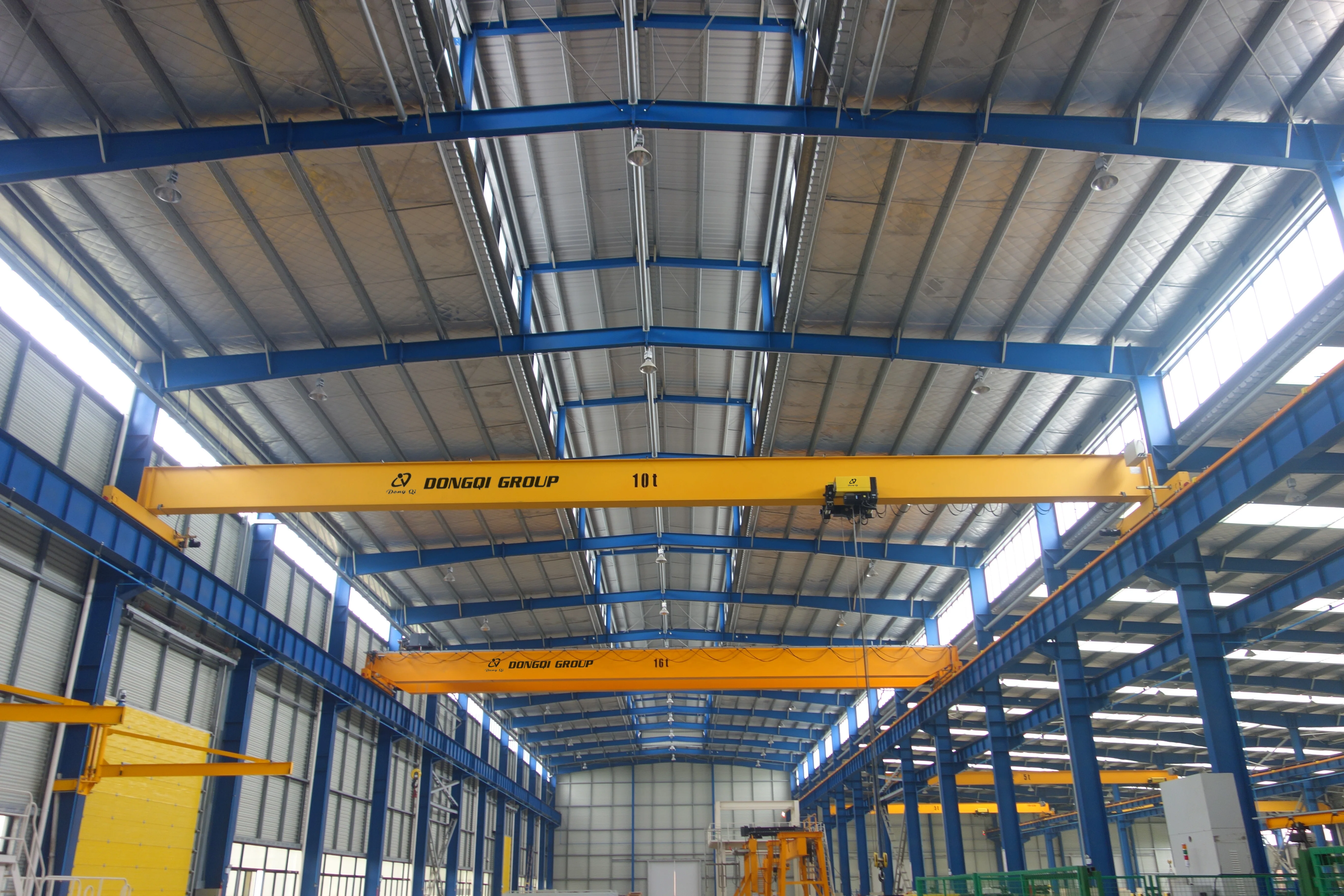 10 ton 5t European single girder overhead cranes for sale