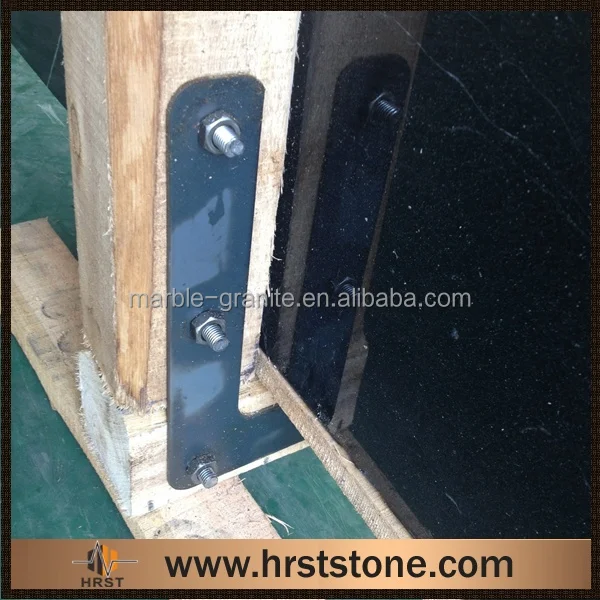 Ленивая однородная гранитная плитка nero marquina