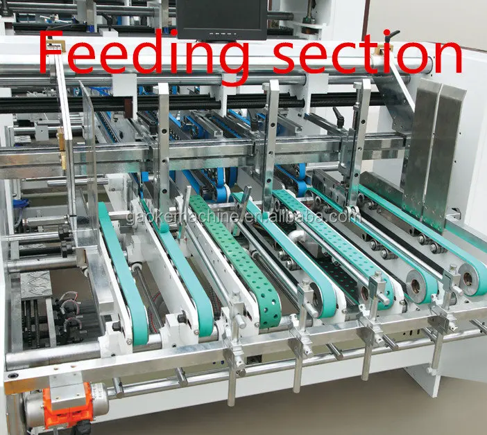 GK-1200PCG Toilet Paper Box Manufacturing Machine Of Folding Gluing In Alibaba Express