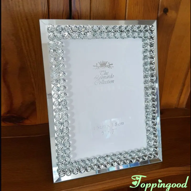 Customized Size Glass Photo Frame For Wedding Souvenir Guest