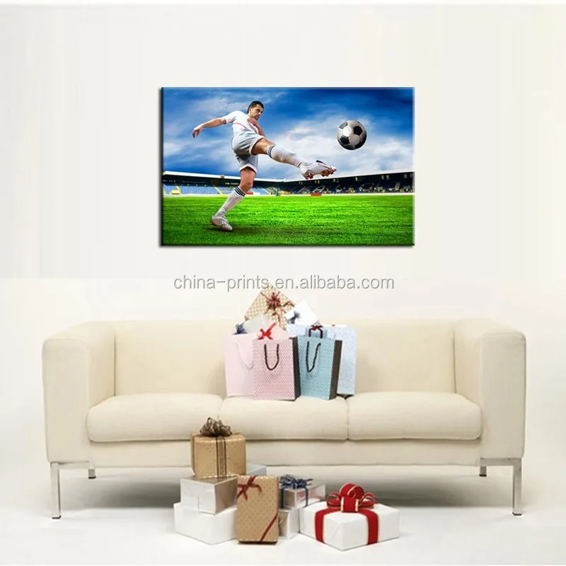 World Cup Canvas Printing Art /Football Star Canvas Poster/Handsome Men Wall Picture