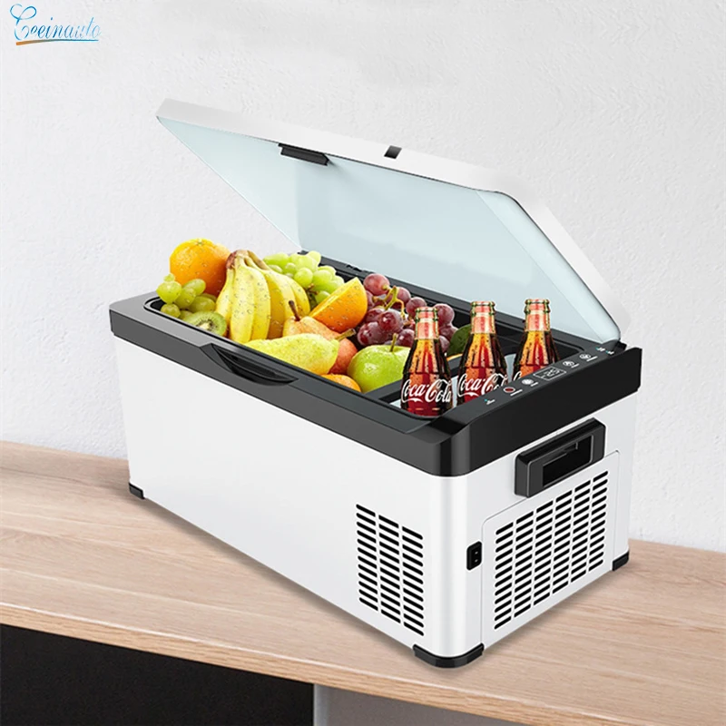 CeeinAuto high efficiency 12 volt refrigerator freezer DC24V best portable refrigerator 30L capacity portable deep freezer