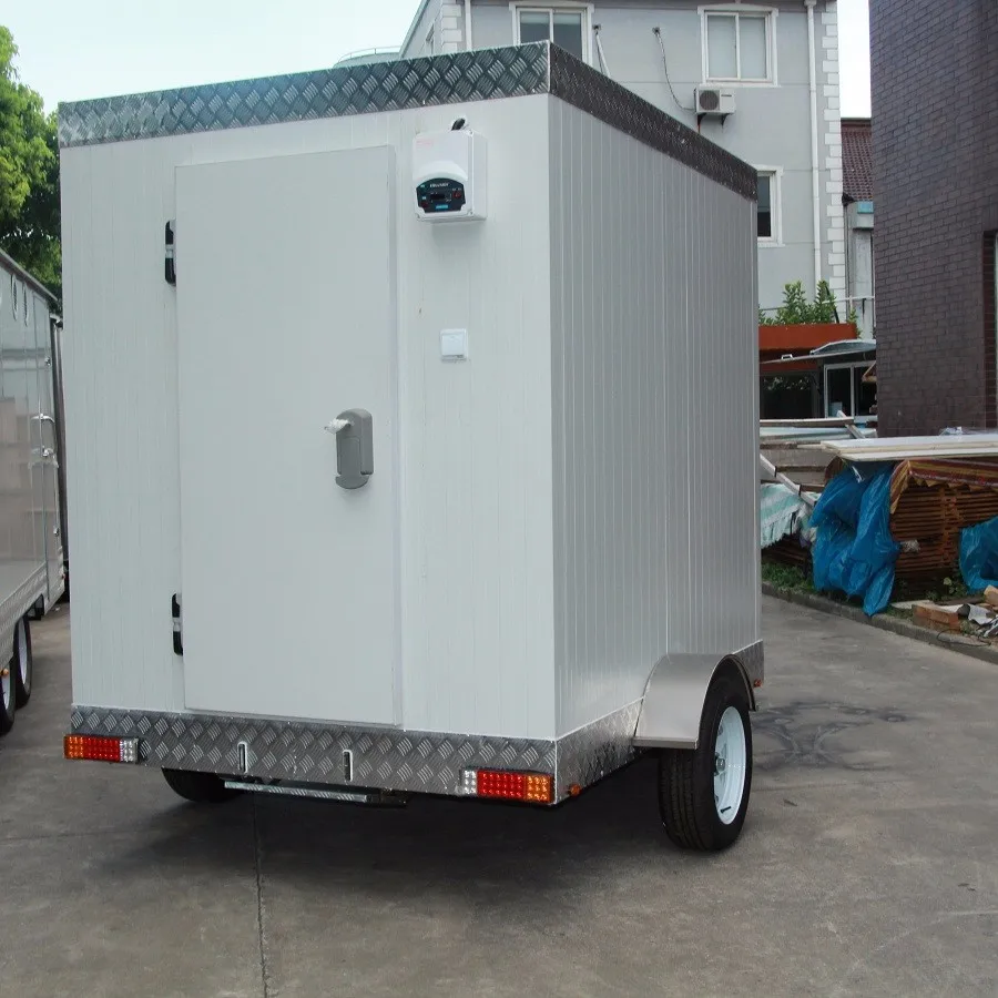 Hot sale Mobile Custom Outdoor snack unique design cool room trailer chiller/freezer trailer