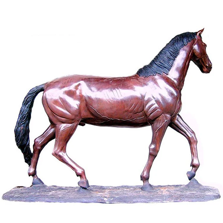 Hot sale life size brass horse metal sculpture big size horse statues bronze statue