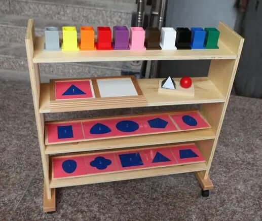 Тигр Монтессори Материалы: L043 Стеллаж для Металлических Сеток Материал Другие Развивающие