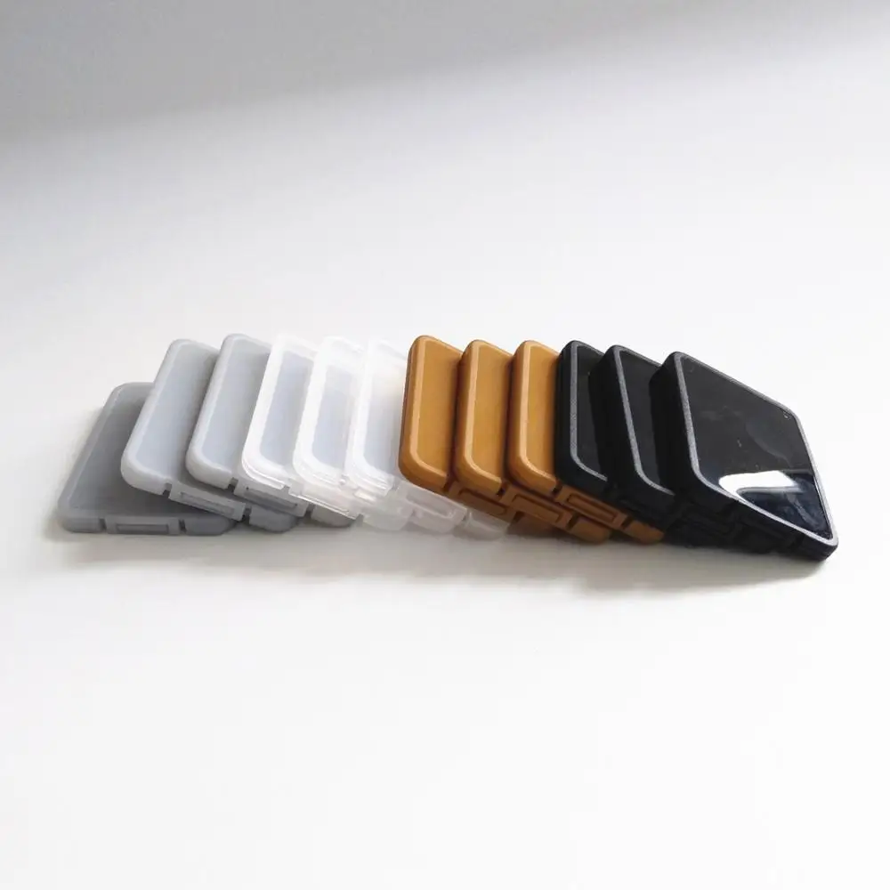 Sd card  container plastic slim plastic  boxes containers packaging for  oil packaging storage
