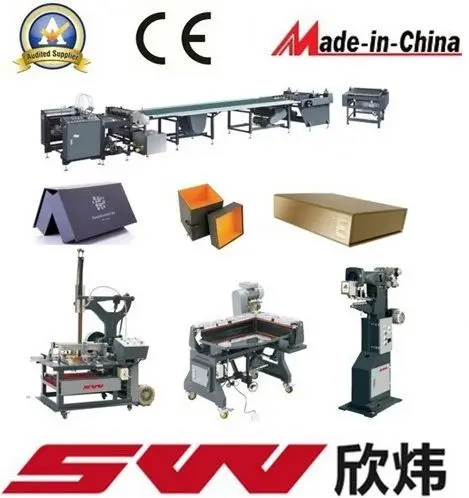 Hot selling semi automatic rigid box line