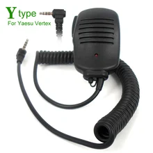 Mini Handheld PPT Speaker MIC Radio For Yaesu Speaker Mic for Walkie Talkie