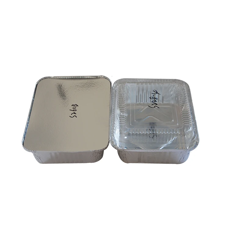 Safe and reliable disposable tin trays alu foil containers aluminum plate