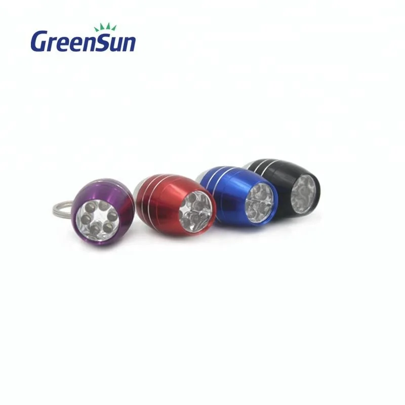 Outdoor waterproof aluminum alloy Mini LED Flashlight Carabiner Clip Keychain Portable Sports Torch