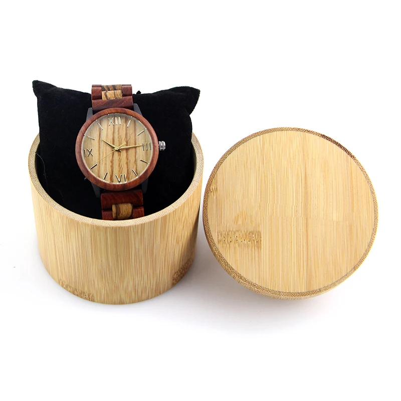 Alloy quality custom made stainless steel back male luxury brand fashion latest wood wrist watches for men and woman